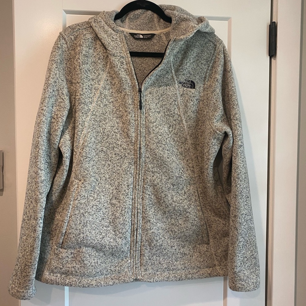 NWOT North Face zip-up fleece hoodie